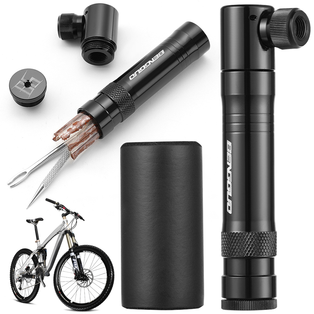 Bike Tube Repair Kit - CO2 Bicycle Pump with Tubeless Tire