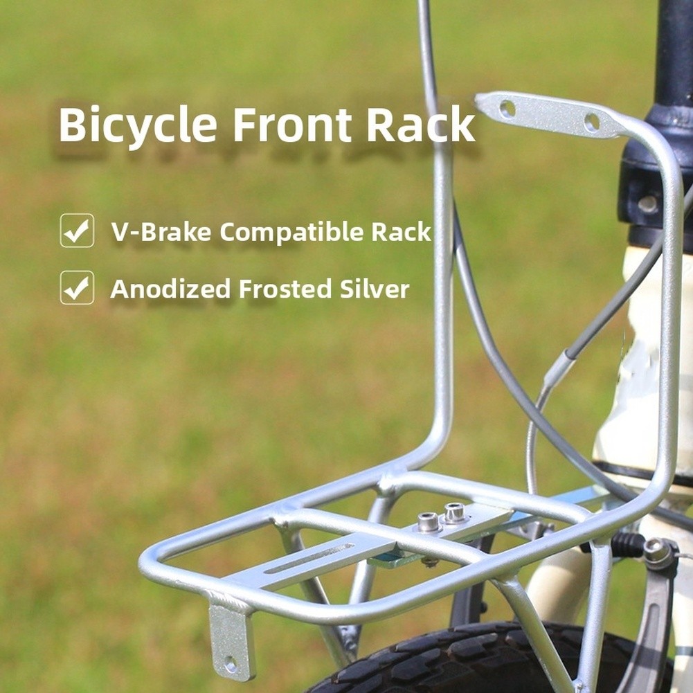 Bike Cargo Rack - Aluminum Alloy Front Basket Rack 20
