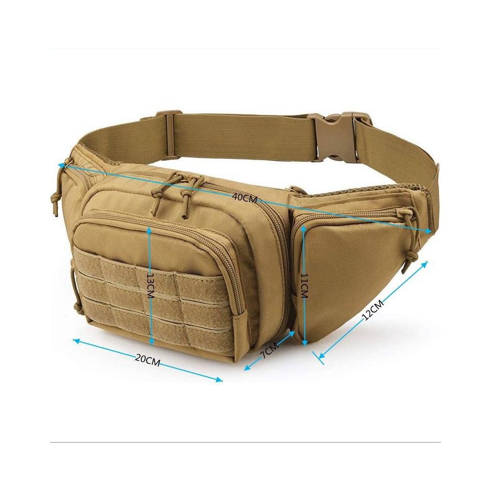 Cycling Gear For Men - Tactical Waist Pack Waterproof Hip Bag