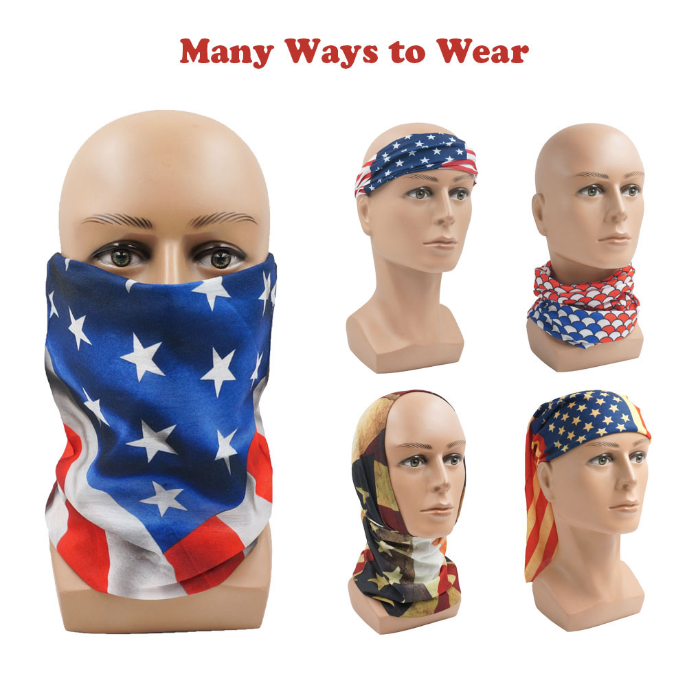 USA Flag Pattern Sun Protectiv - đánh giá và giá Cycling Gear For Men
