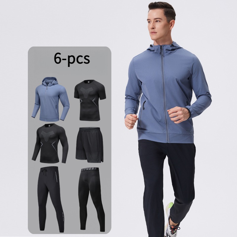 Men's 6-Piece Sportswear Set w - đánh giá và giá Cycling Gear For Men