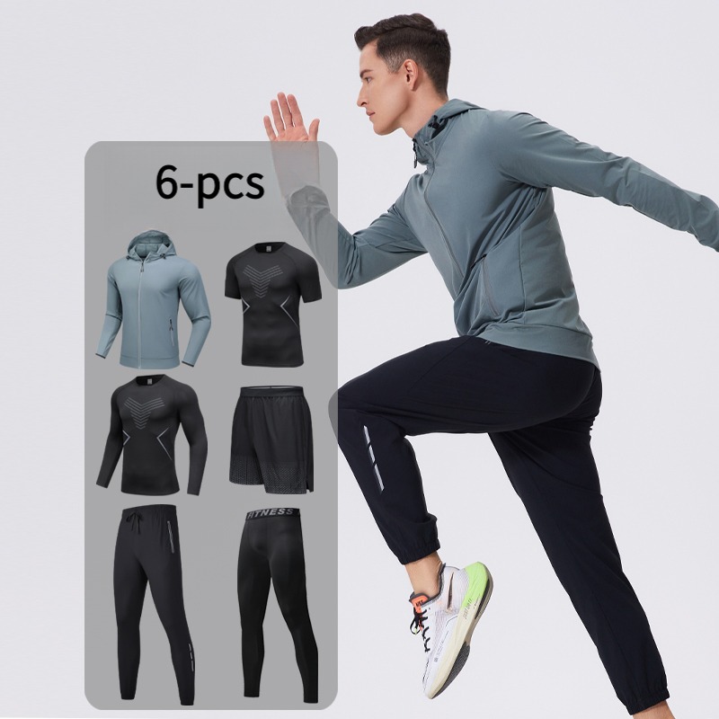Men's 6-Piece Sportswear Set w - đánh giá và giá Cycling Gear For Men