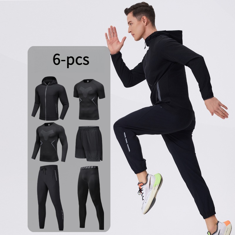 Men's 6-Piece Sportswear Set w - đánh giá và giá Cycling Gear For Men