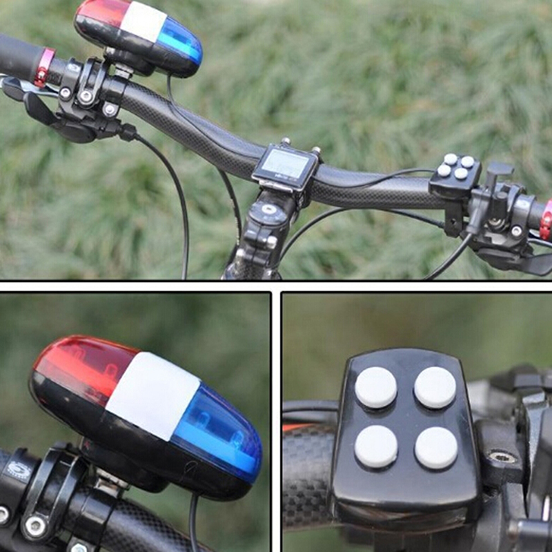 Chuông Xe Đạp 6 LED 4 Màu Còi  - đánh giá và giá Bike Bell