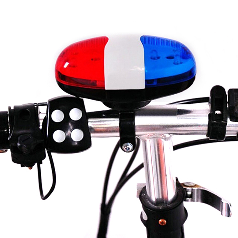 Chuông Xe Đạp 6 LED 4 Màu Còi  - đánh giá và giá Bike Bell