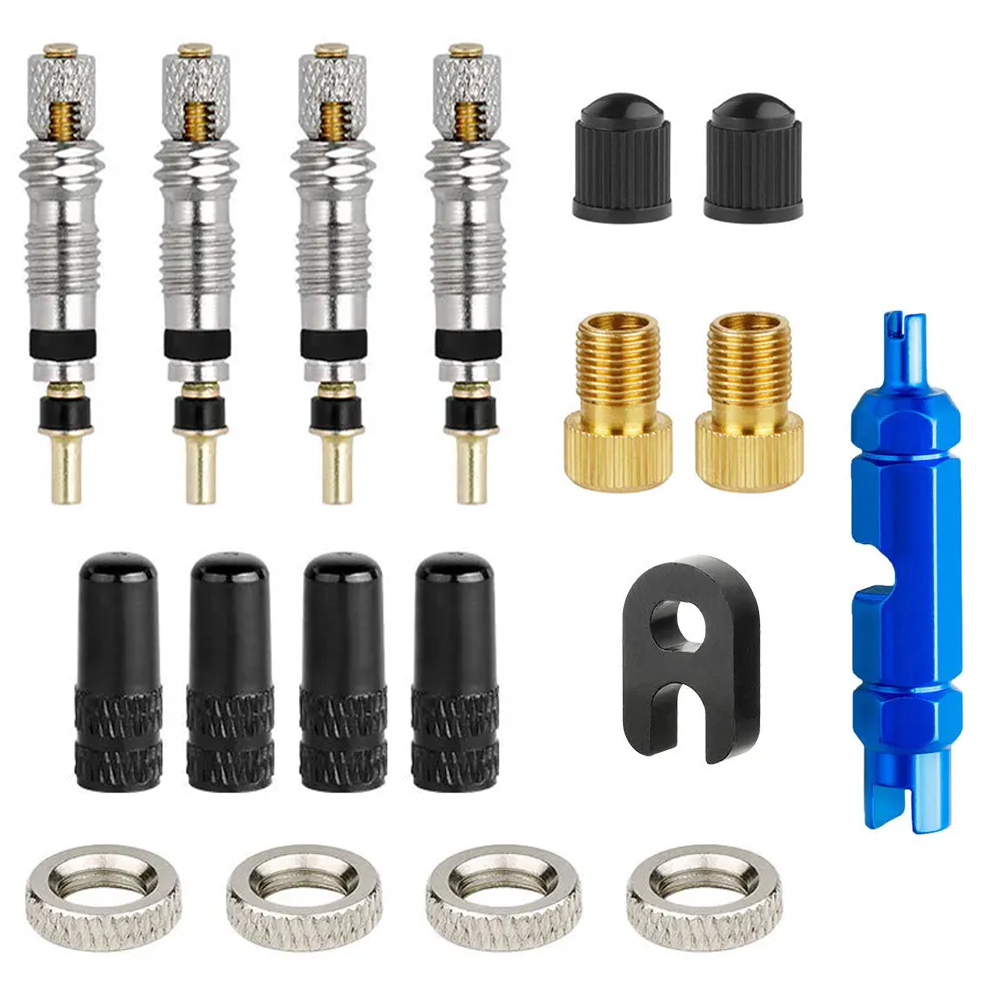6/18Pcs Bicycle Valve Core Fre - đánh giá và giá Bike Tube Repair Kit