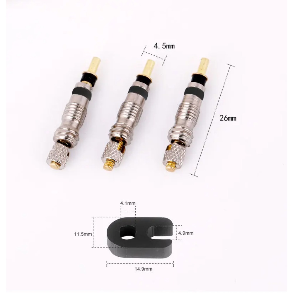 6/18Pcs Bicycle Valve Core Fre - đánh giá và giá Bike Tube Repair Kit