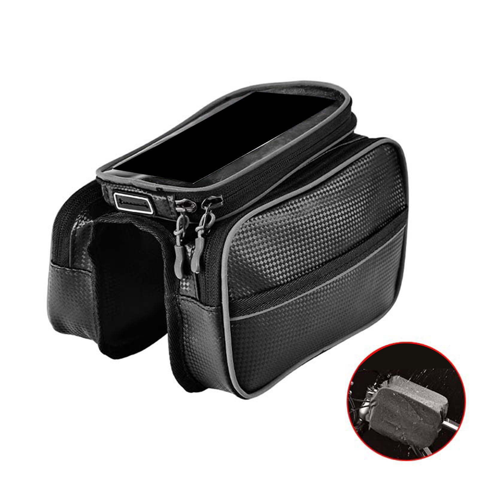 Cycling Front Frame Tube Bag f - đánh giá và giá Cycling Gear Essentials