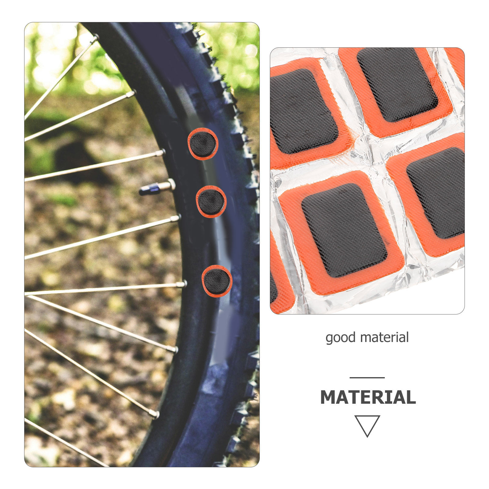 2Sheets Bike Tire Repair Patch - đánh giá và giá Bike Tube Repair Kit