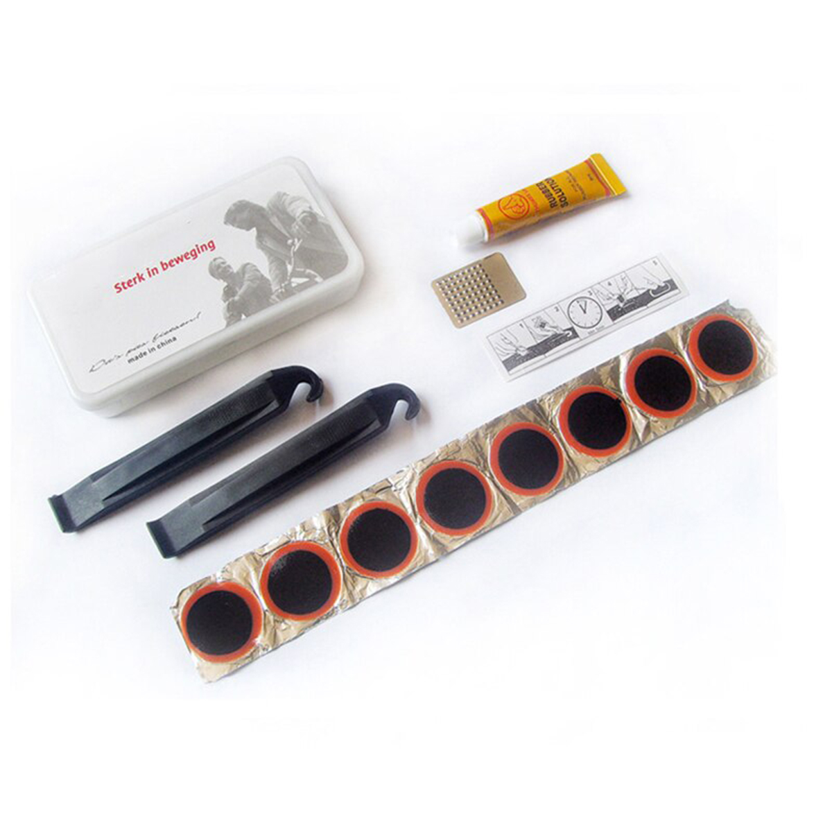 Bicycle Flat Tire Repair Kit T - đánh giá và giá Bike Tube Repair Kit