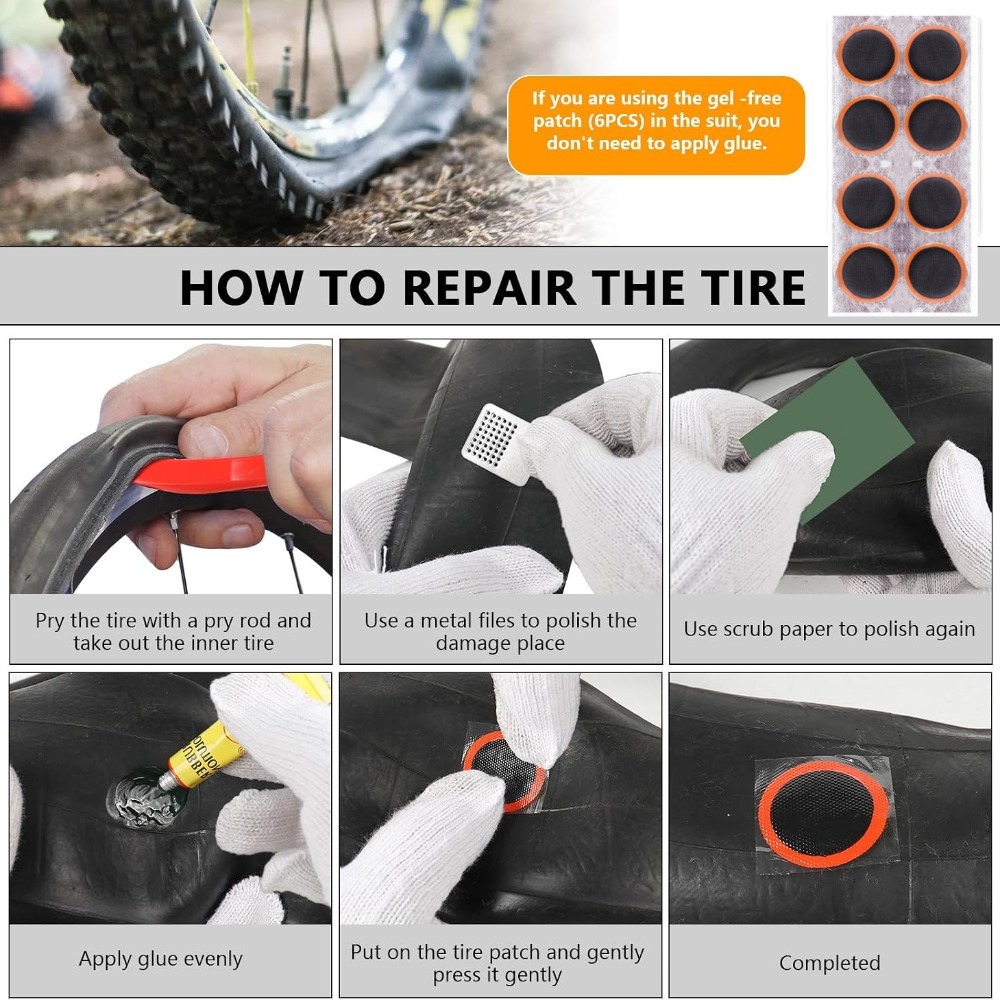 Bike Tire Repair Kit,Bicycle I - đánh giá và giá Bike Tube Repair Kit